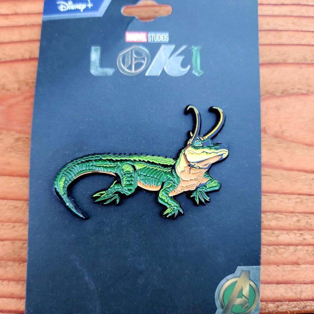 Marvel Gator Loki Enamel Pin BoxLunch Alligator Variant